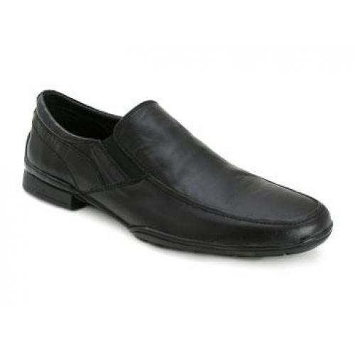 Bacco Bucci "Westburn (Studio)" Black Genuine Soft Calfskin Loafer Shoes